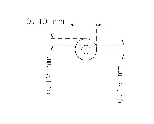 Stainless steel precision tube 0.4 mm x 0.12 mm Type AISI 304 Hard